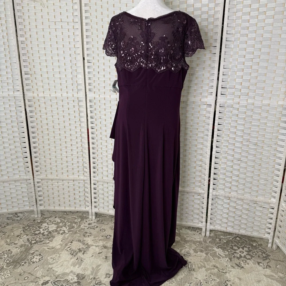! NWT. Alex Evenings Womens Long Length Dress - Picture 5 of 16